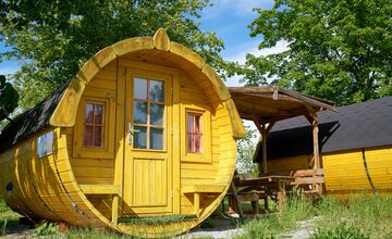 Spezialversicherung für Campingfass / Schlaffass / Fasshaus / Saunawagen / Finnhaus / Blockbohlenhaus